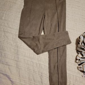Suede like pants